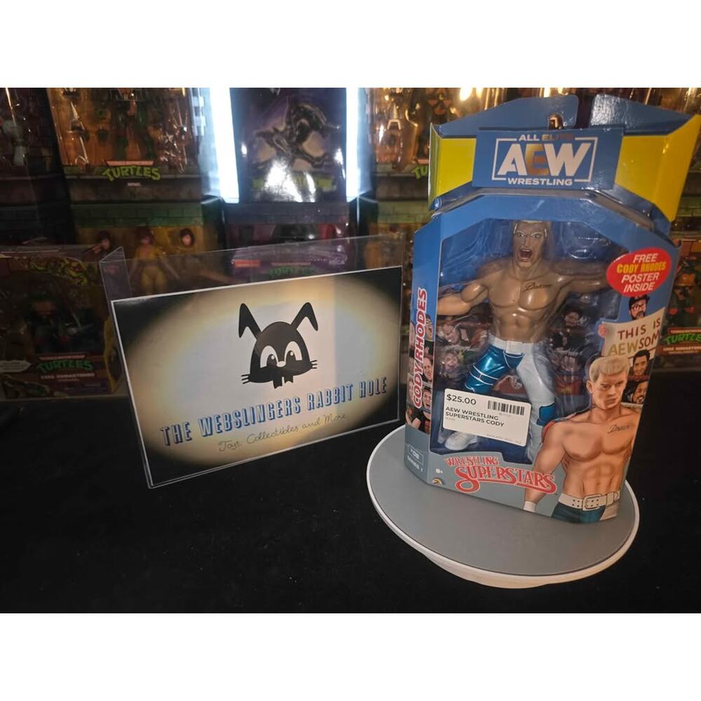 AEW Wrestling Superstars Cody Rhodes Action Figure Jazwares Series 1 BLUE Pants